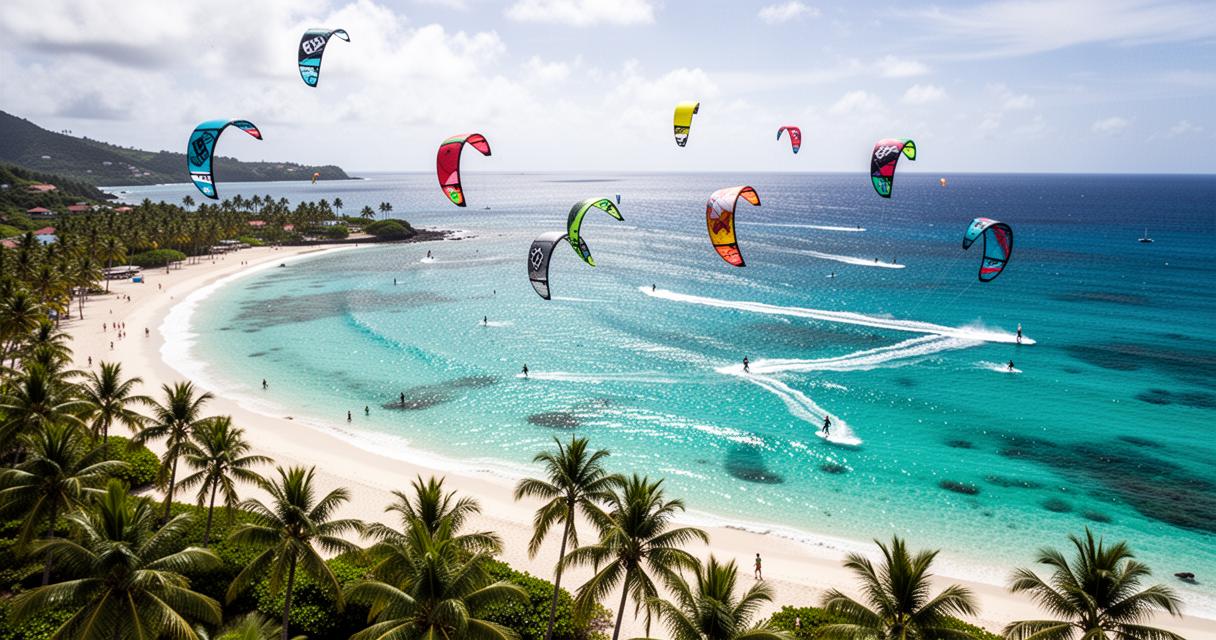 Kitesurf en Martinique : les meilleures périodes pour rider sur les spots de l&rsquo;île